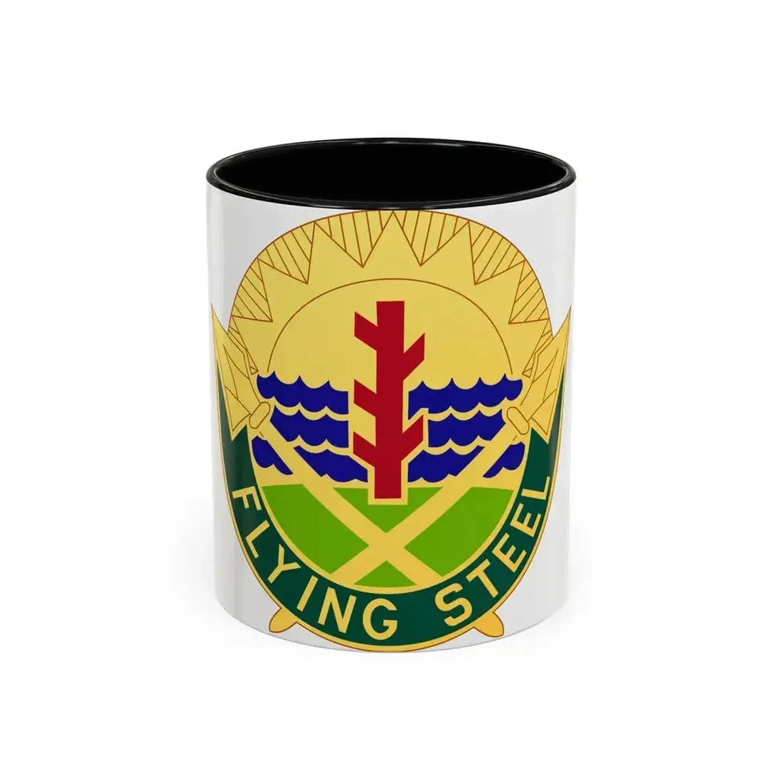 143 Military Police Battalion (U.S. Army) Accent Coffee Mug 11oz Black - Go Mug Yourself