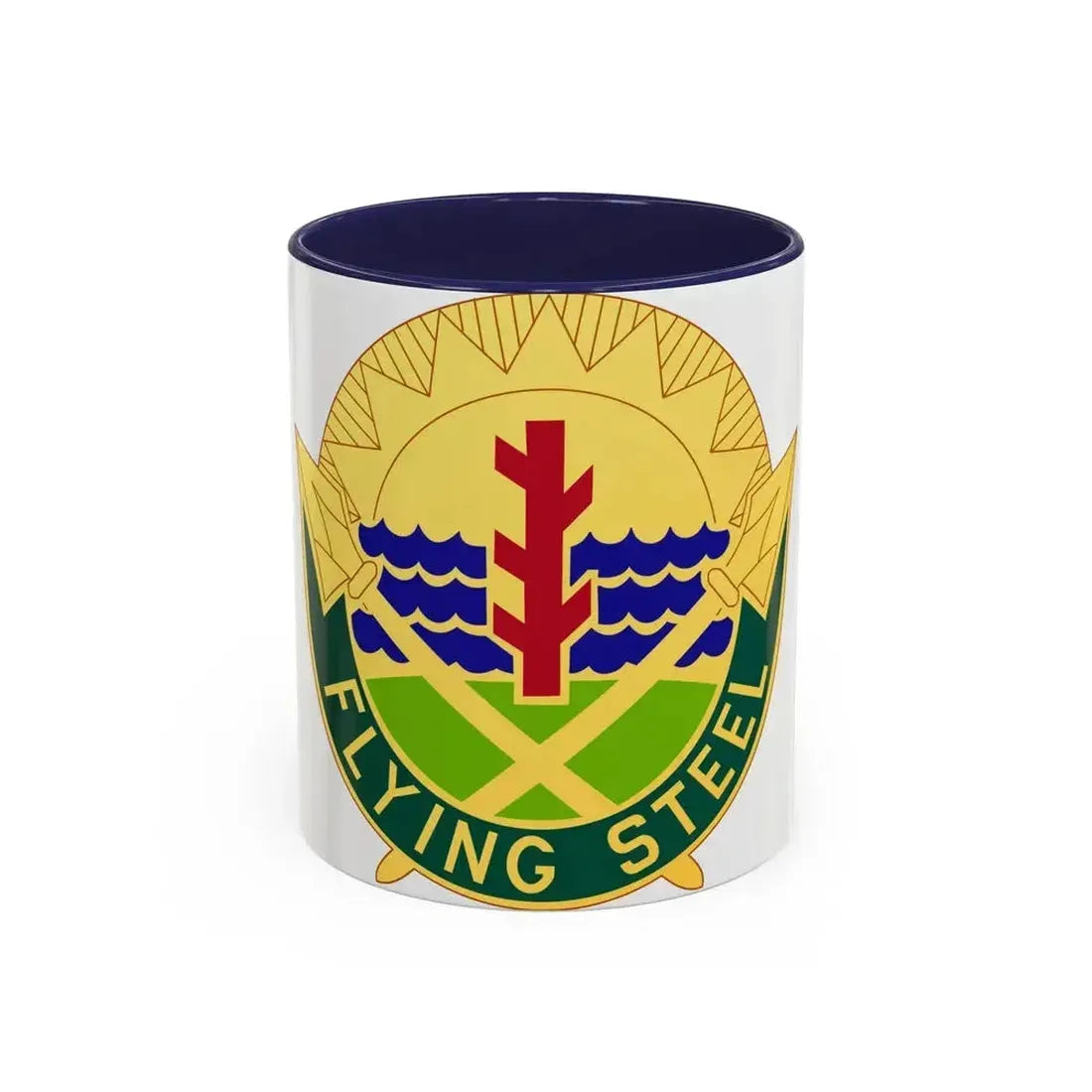 143 Military Police Battalion (U.S. Army) Accent Coffee Mug 11oz Navy - Go Mug Yourself