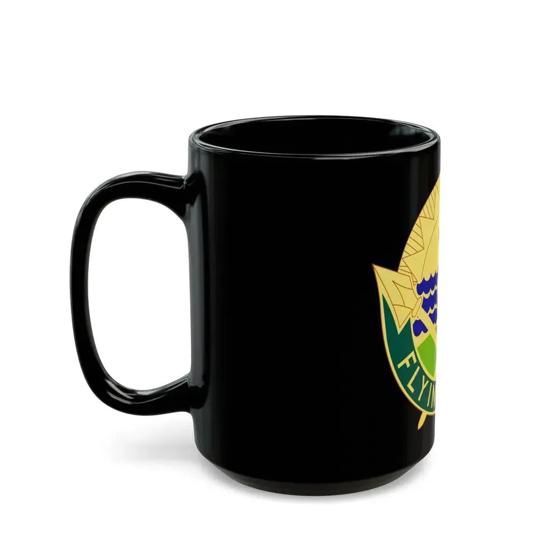 143 Military Police Battalion (U.S. Army) Black Coffee Mug - Go Mug Yourself