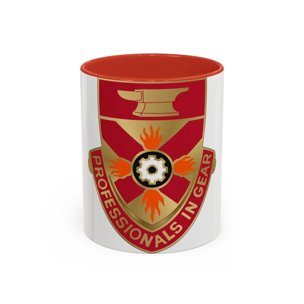 143 Ordnance Battalion (U.S. Army) Accent Coffee Mug-11oz-Red-Go Mug Yourself