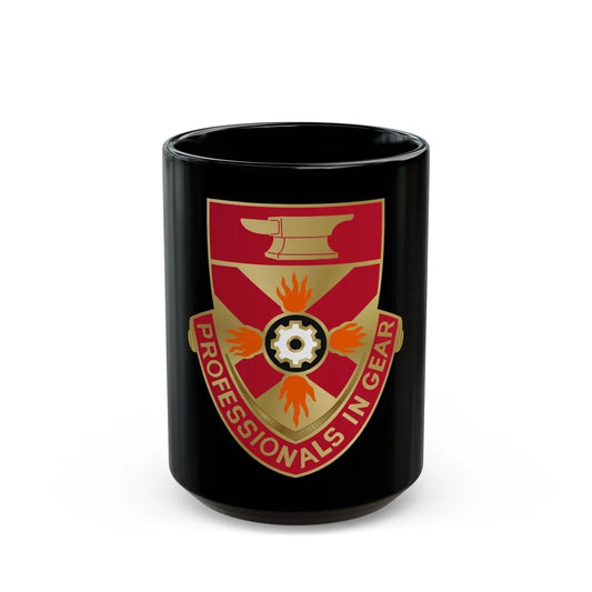 143 Ordnance Battalion (U.S. Army) Black Coffee Mug-15oz-Go Mug Yourself