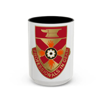 143 Ordnance Battalion (U.S. Army) Accent Coffee Mug 15oz Black - Go Mug Yourself