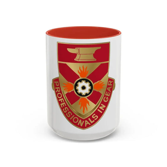 143 Ordnance Battalion (U.S. Army) Accent Coffee Mug 15oz Pink - Go Mug Yourself