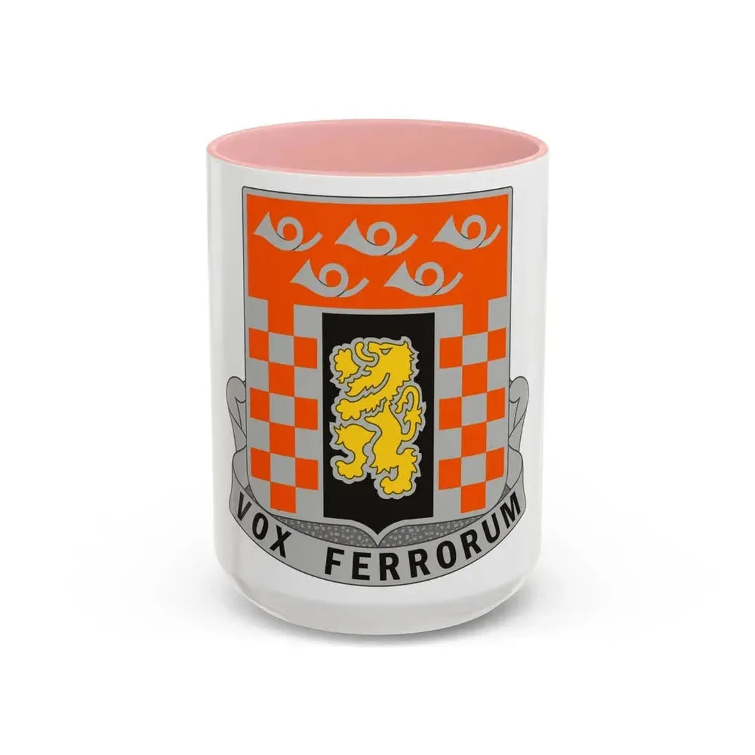 143 Signal Battalion (U.S. Army) Accent Coffee Mug 15oz Pink - Go Mug Yourself