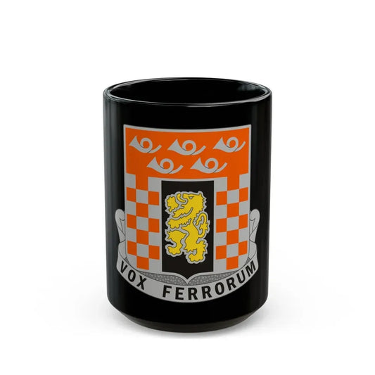 143 Signal Battalion (U.S. Army) Black Coffee Mug 15oz - Go Mug Yourself