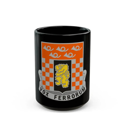 143 Signal Battalion (U.S. Army) Black Coffee Mug 15oz - Go Mug Yourself