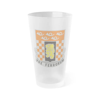 143 Signal Battalion (U.S. Army) Frosted Pint Glass 16oz Default Title - Go Mug Yourself
