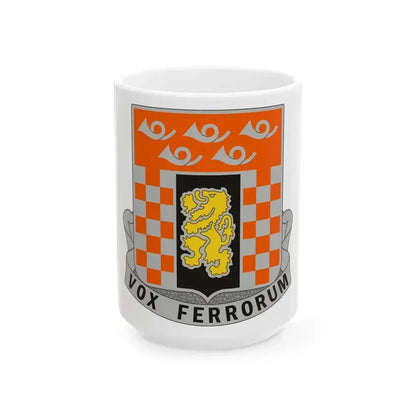 143 Signal Battalion (U.S. Army) White Coffee Mug 15oz - Go Mug Yourself