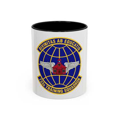 733d Training Squadron (U.S. Air Force) Accent Coffee Mug