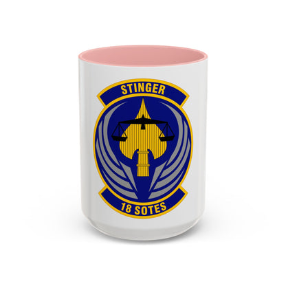 18 Special Operations Test and Evaluation Squadron AFSOC (U.S. Air Force) Accent Coffee Mug