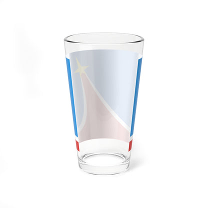 Flag of Lyubertsy Moscow oblast 2007 (Russia) Pint Glass 16oz