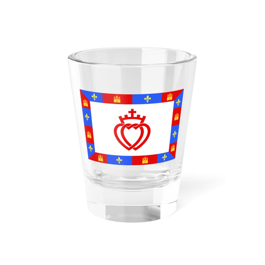 Traditional flag of Vendee (France) Shot Glass 1.5oz