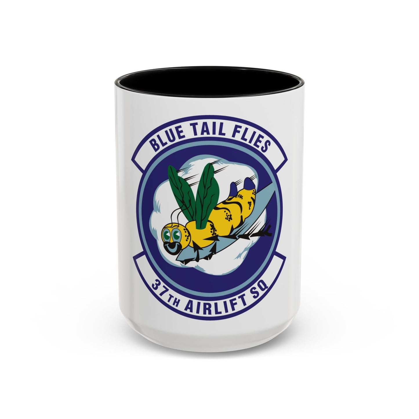 37th Airlift Squadron (U.S. Air Force) Accent Coffee Mug | Military Mug Gift