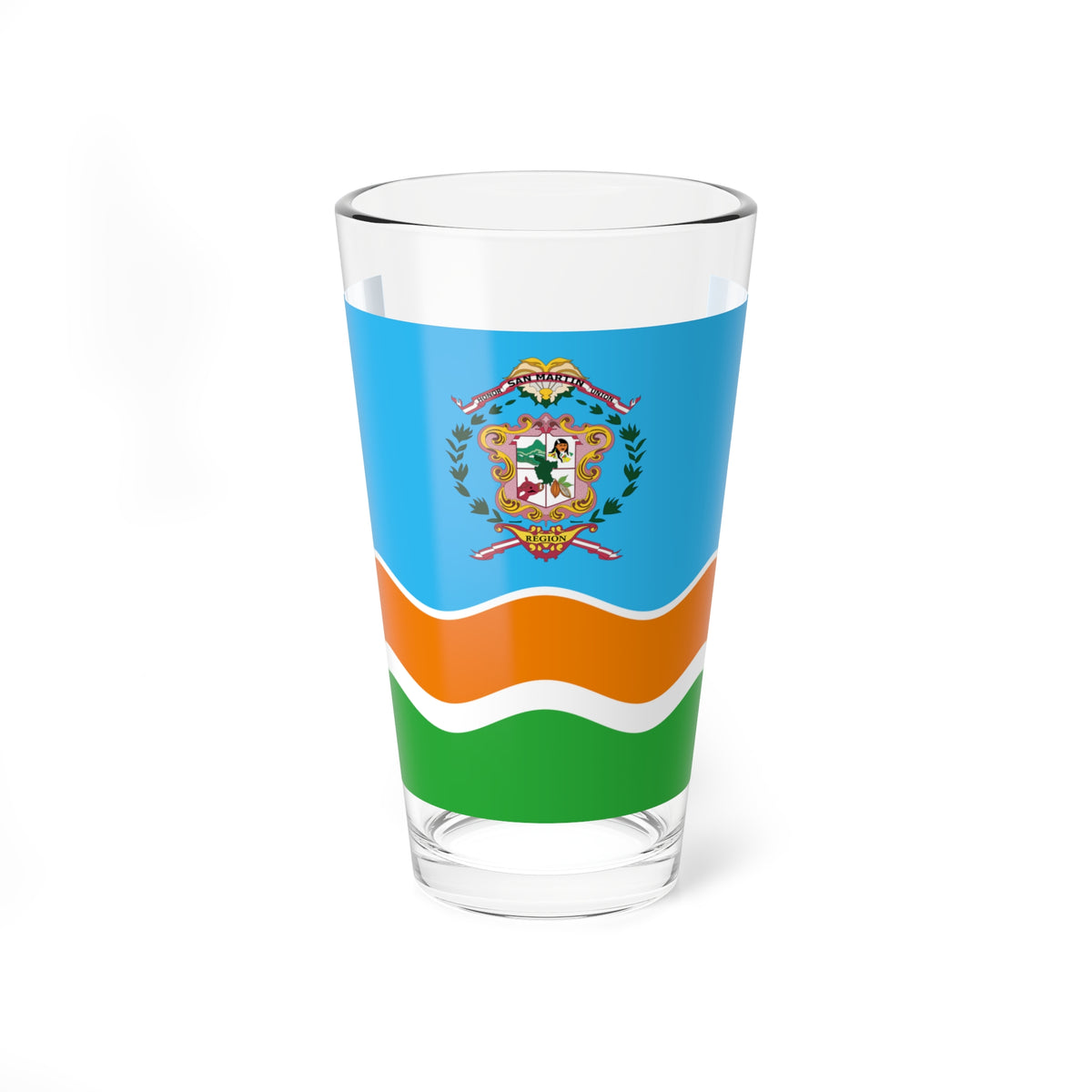 Bandera Region San Martin (Peru) Pint Glass 16oz