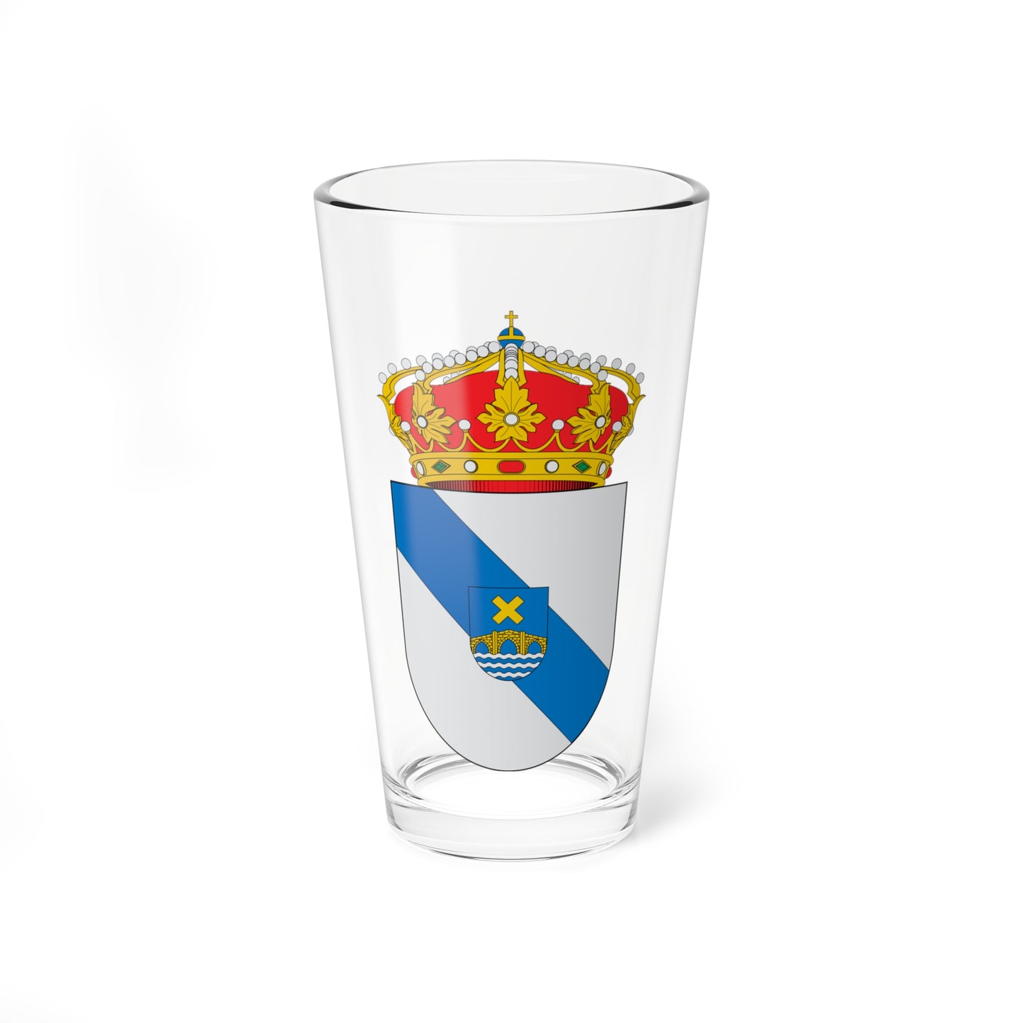 Escudo de A Rúa THV (Spain) (Coat of Arms) Pint Glass 16oz