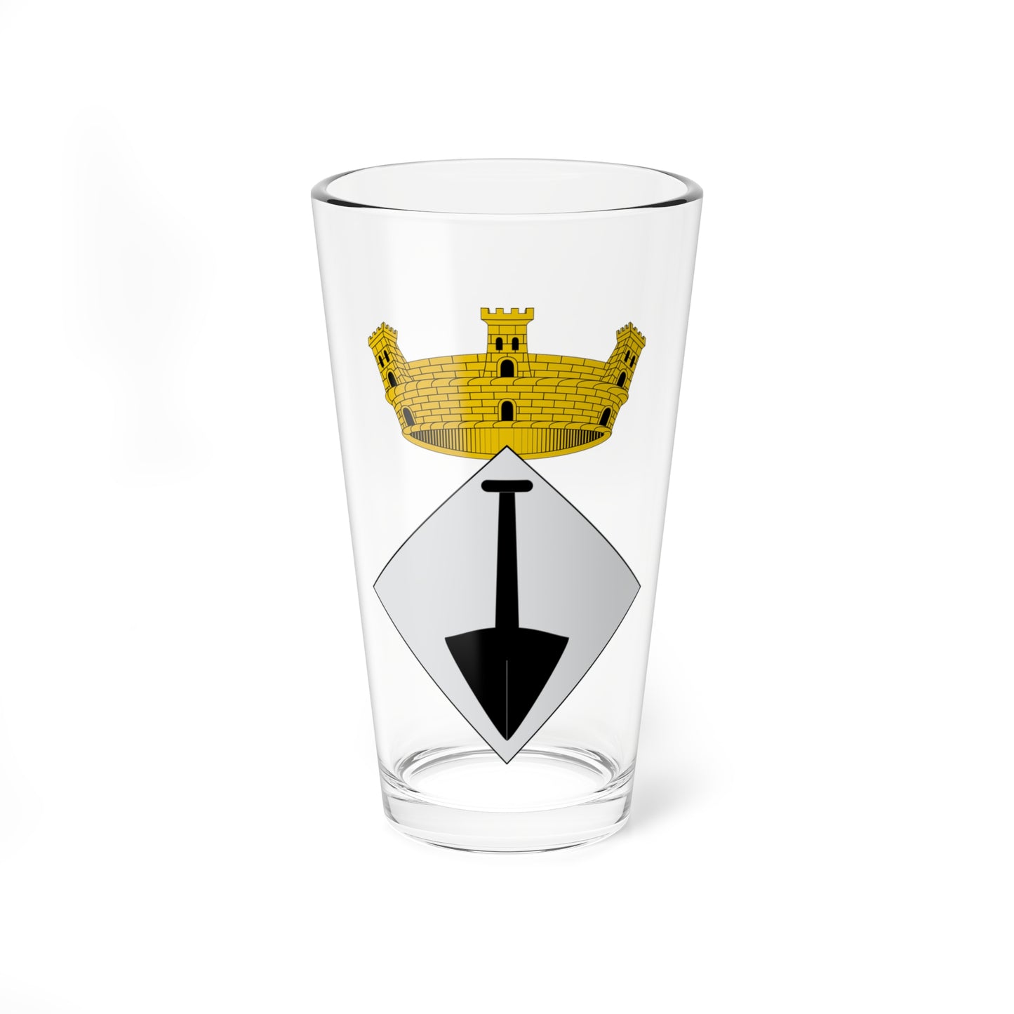 Escudo de Juncosa (Spain) (Coat of Arms) Pint Glass 16oz