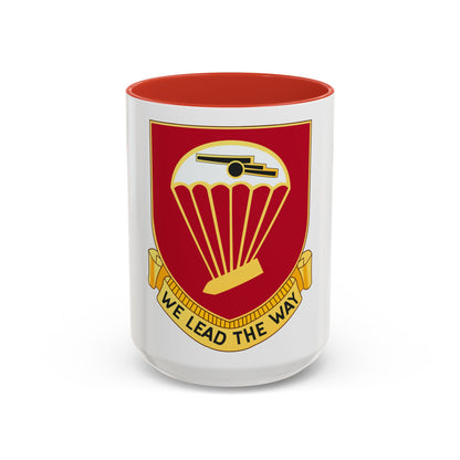 456th Airborne Field Artillery Battalion (U.S. Army) Accent Coffee Mug