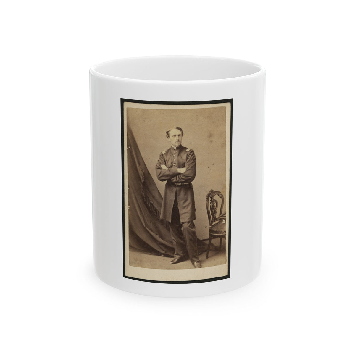 Lt. Robert G. Shaw, Standing, Facing Front (U.S. Civil War) White Coffee Mug