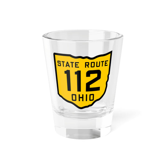 OH-112 1920 (Ohio) (Road Sign) Shot Glass 1.5oz
