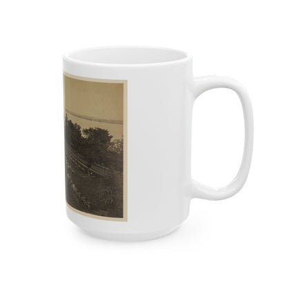 Arsenal Yard, Washington, D.C., From Roof Of Model Arsenal (U.S. Civil War) White Coffee Mug