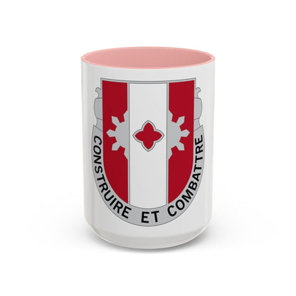 961 Engineer Battalion (U.S. Army) Accent Coffee Mug