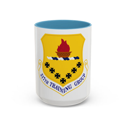 517 Training Group AETC (U.S. Air Force) Accent Coffee Mug