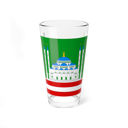 Flag of Grozny Chechnya (Russia) Pint Glass 16oz