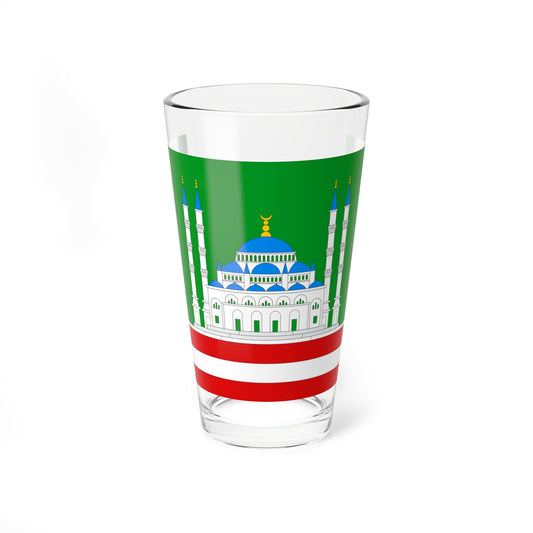 Flag of Grozny Chechnya (Russia) Pint Glass 16oz