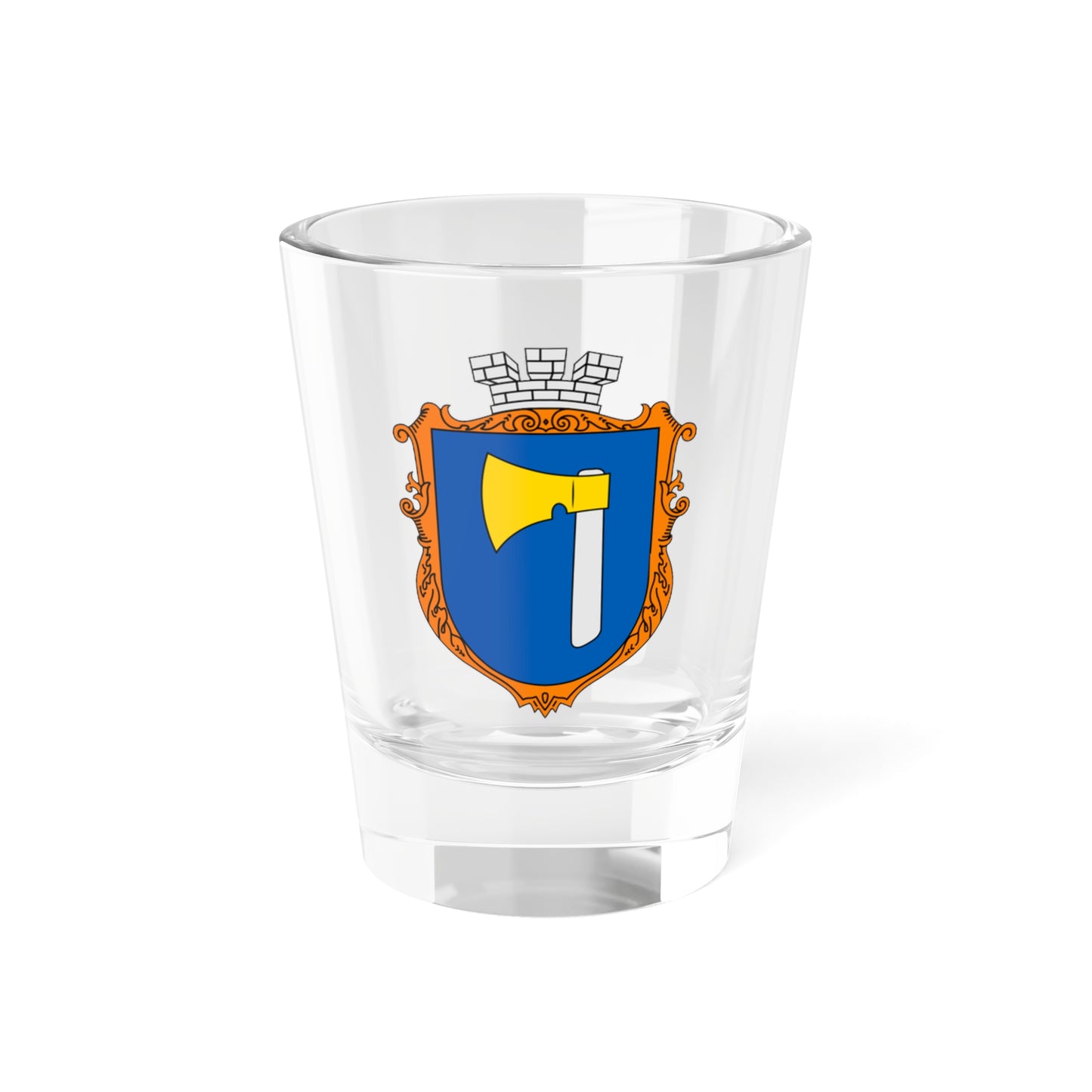 Coat of Arms of Khyriv (Ukraine) (Coat of Arms) Shot Glass 1.5oz