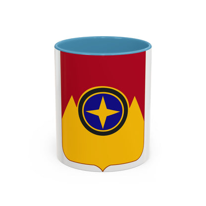 607th Armored Field Artillery Battalion v2 (U.S. Army) Accent Coffee Mug