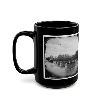 Richmond, Va. Ruins Of Mayo's Bridge (U.S. Civil War) Black Coffee Mug