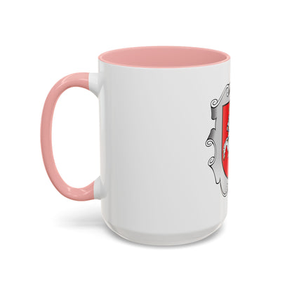 Coat of arms of the Ministry of the Interior of Lithuania - Accent Coffee Mug