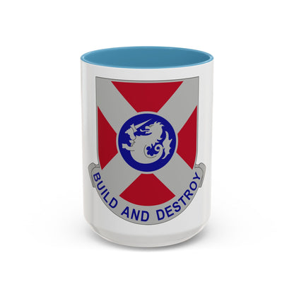391 Engineer Battalion (U.S. Army) Accent Coffee Mug