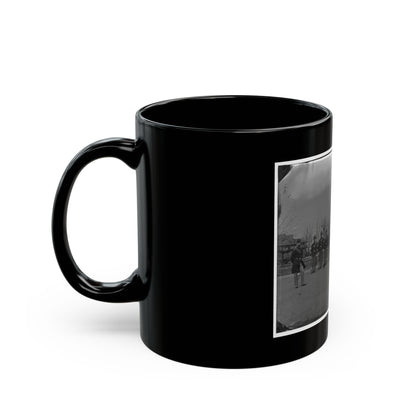 Washington, D.C. Noncommissioned Officers Of Company H, 10th Veteran Reserve Corps, At Washington Circle (U.S. Civil War) Black Coffee Mug