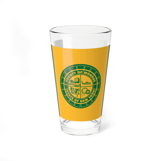 Flag of Monroe County New York (United States) Pint Glass 16oz