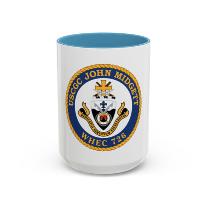 USCGC John Midgett WHEC 726 (U.S. Coast Guard) Accent Coffee Mug