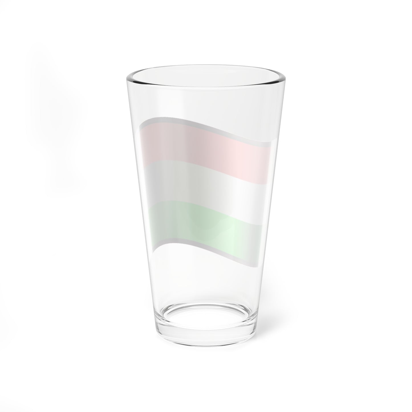 Nuvola Hungary flag alternative height stripes (Hungary) Pint Glass 16oz