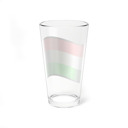 Nuvola Hungary flag alternative height stripes (Hungary) Pint Glass 16oz