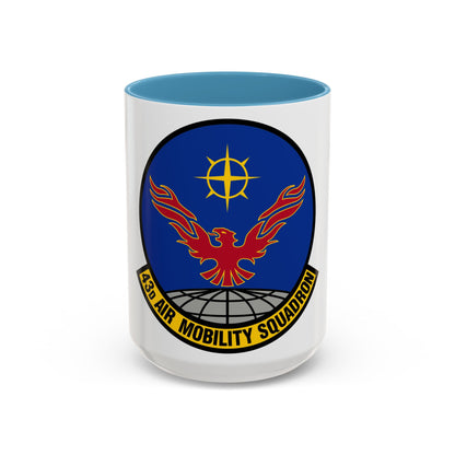 43 Air Mobility Squadron AMC (U.S. Air Force) Accent Coffee Mug