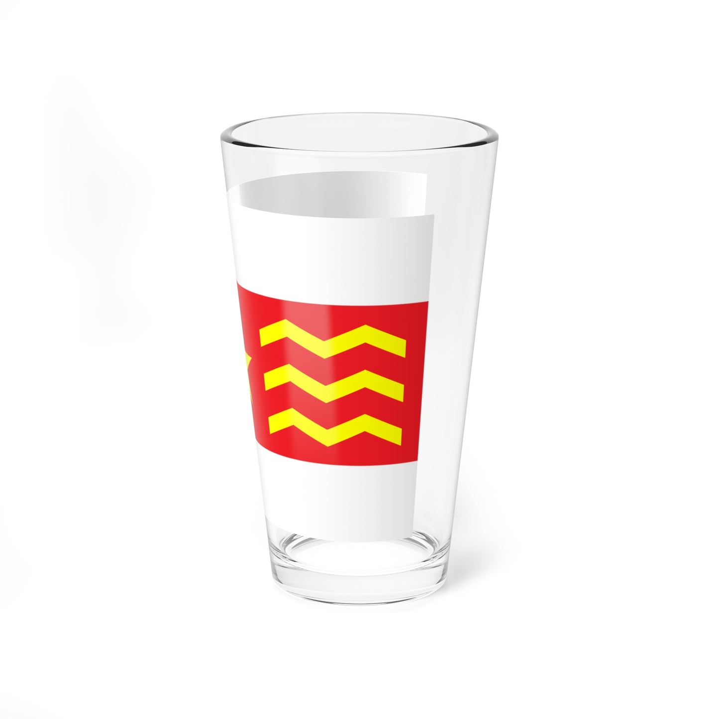 House Flag of COSCO 1960 - 1993 (China) Pint Glass 16oz