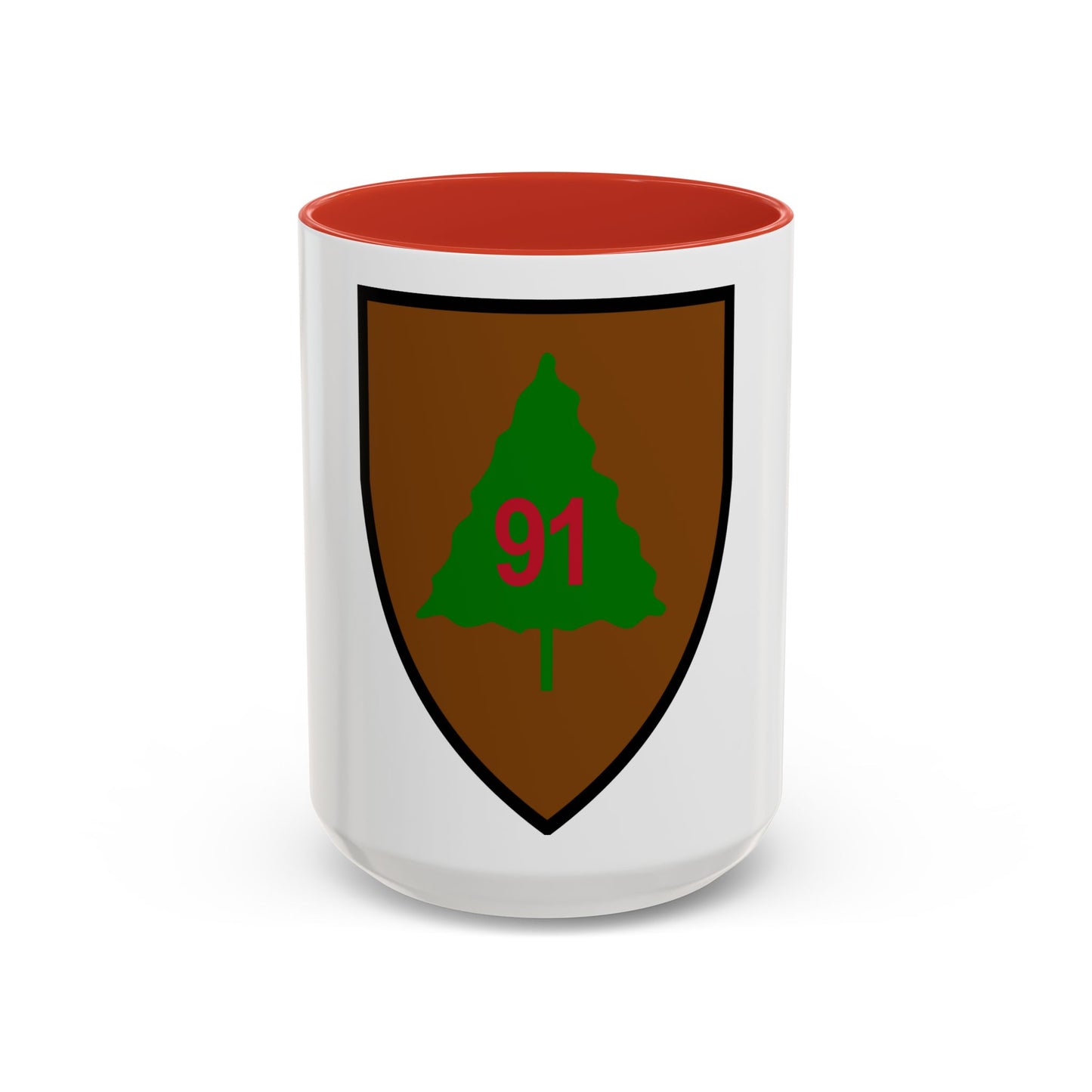 US 91st Infantry Division (U.S. Army) Accent Coffee Mug