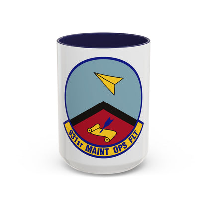 931st Maintenance Operations Flight (U.S. Air Force) Accent Coffee Mug