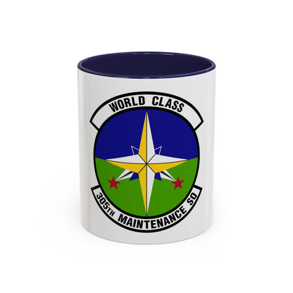 305 Maintenance Squadron AMC (U.S. Air Force) Accent Coffee Mug