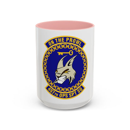497 Operations Support Squadron ACC (U.S. Air Force) Accent Coffee Mug