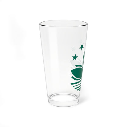 Macau lotus (China) Pint Glass 16oz