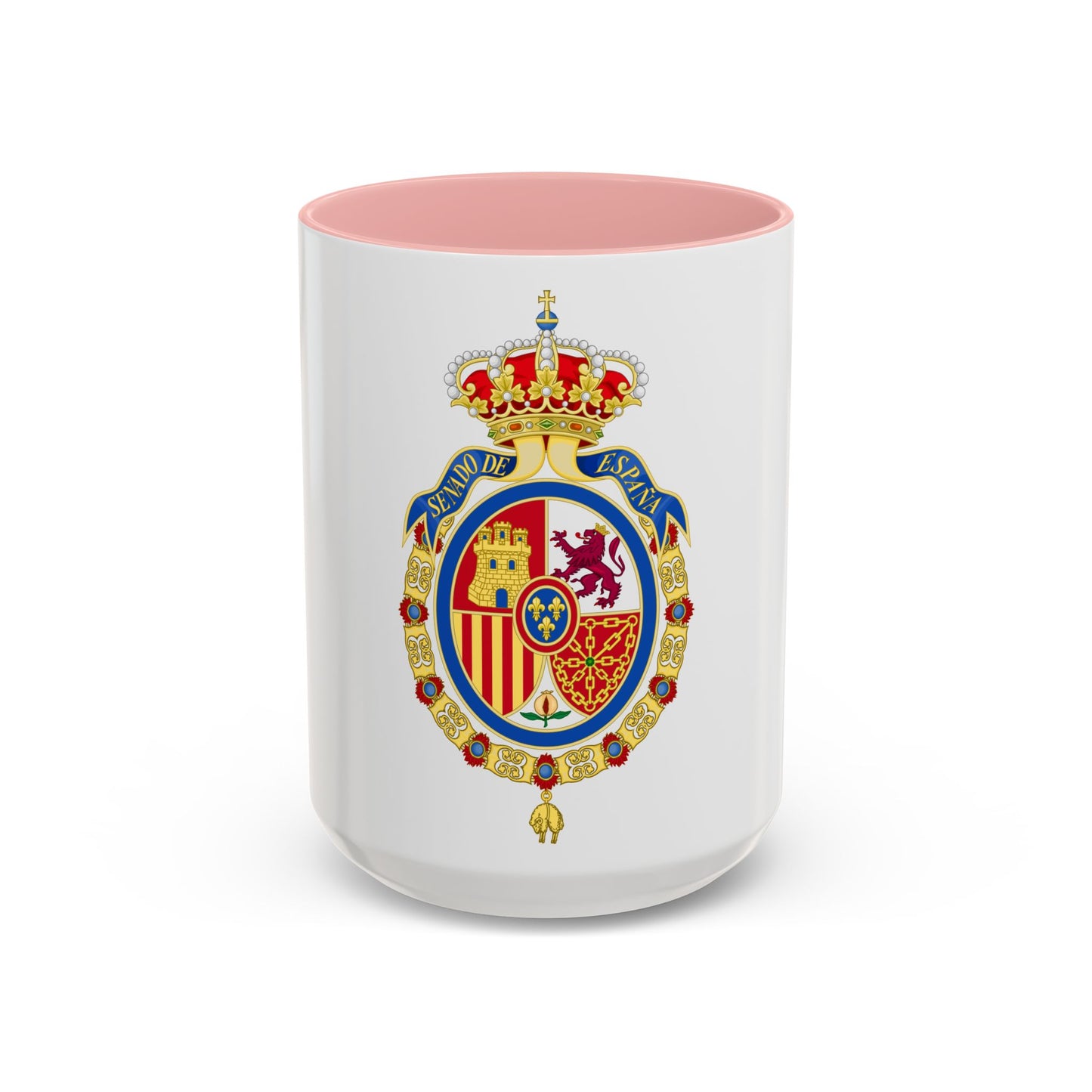 Coat of Arms of the Senate of Spain - Accent Coffee Mug