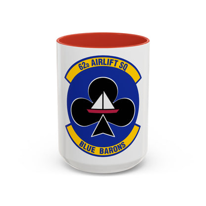 62 Airlift Squadron (U.S. Air Force) Accent Coffee Mug