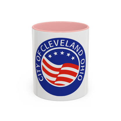 Seal of Cleveland Ohio - Accent Coffee Mug