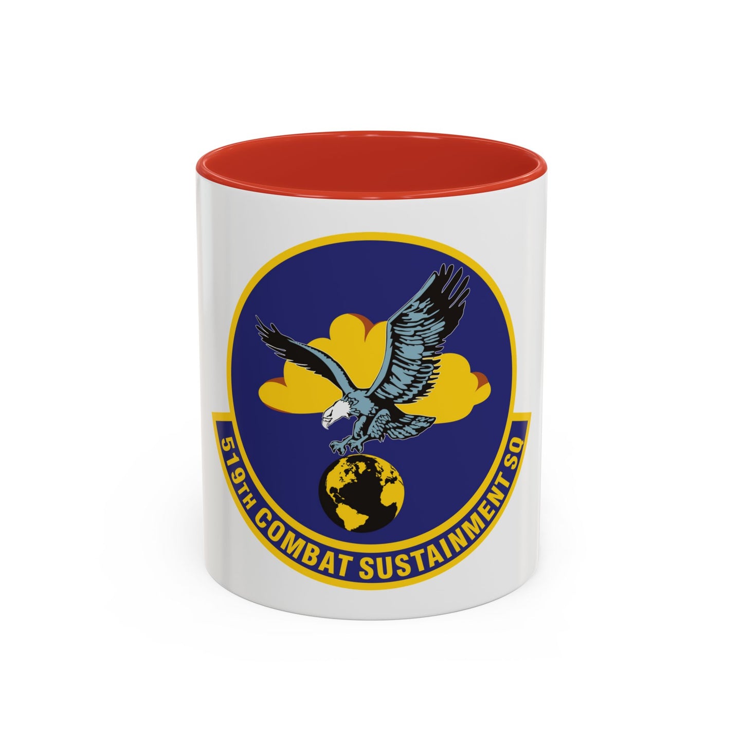519th Combat Sustainment Squadron (U.S. Air Force) Accent Coffee Mug
