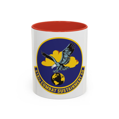519th Combat Sustainment Squadron (U.S. Air Force) Accent Coffee Mug